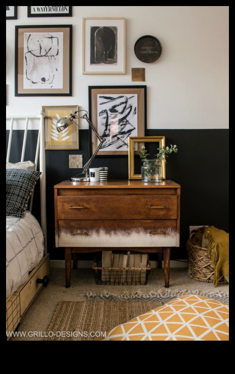 Vintage industriālas guļamistabas dekoru idejas ar steampunk akcentiem