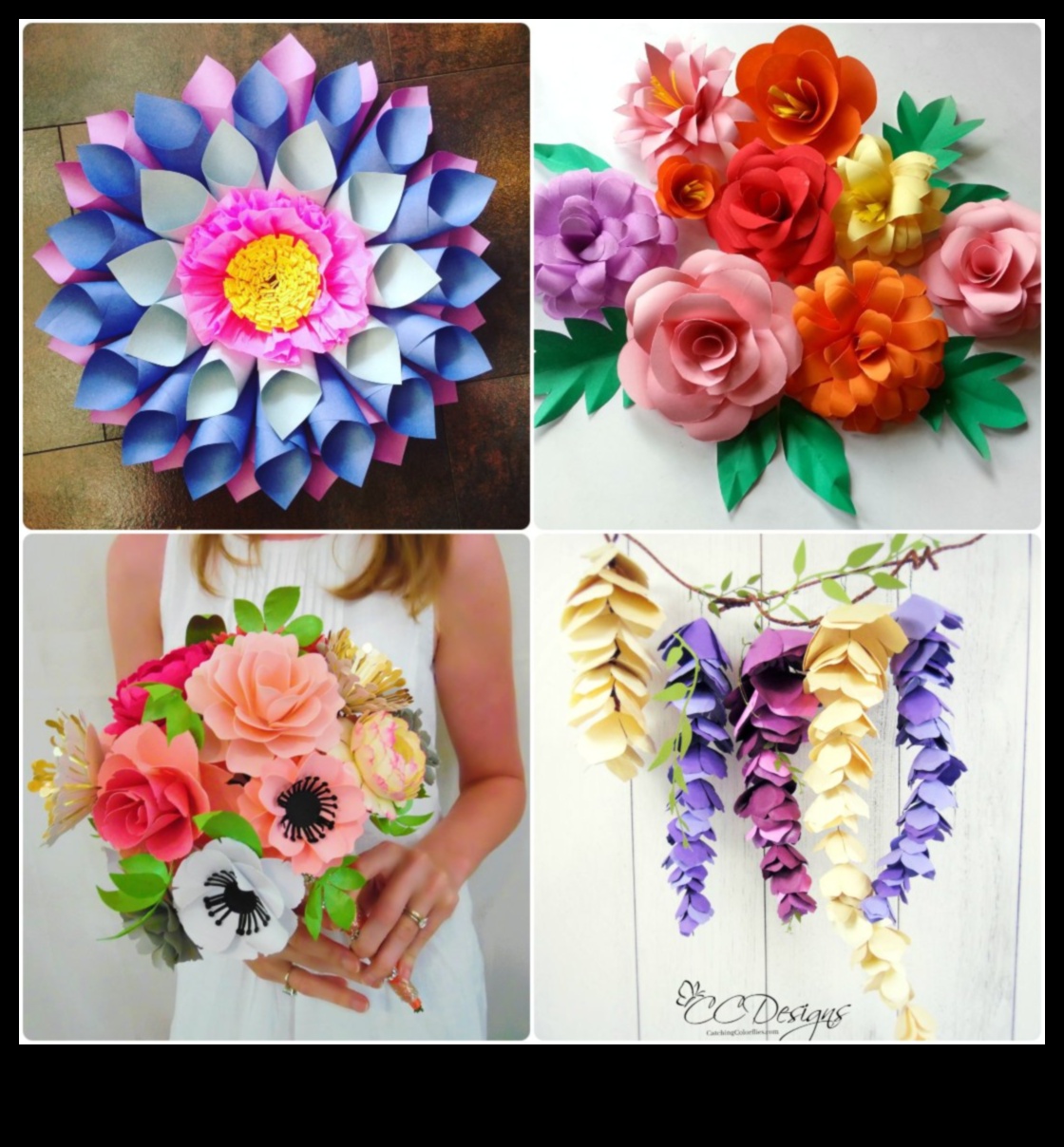 Papīra dārzs: radošuma palielināšana ar ziedu papīra izstrādājumiem