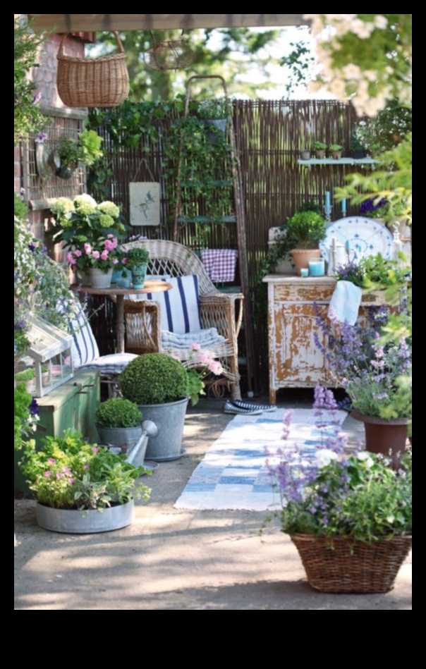 Rustic Chic: stilīgas mēbeles jūsu āra svētlaimei