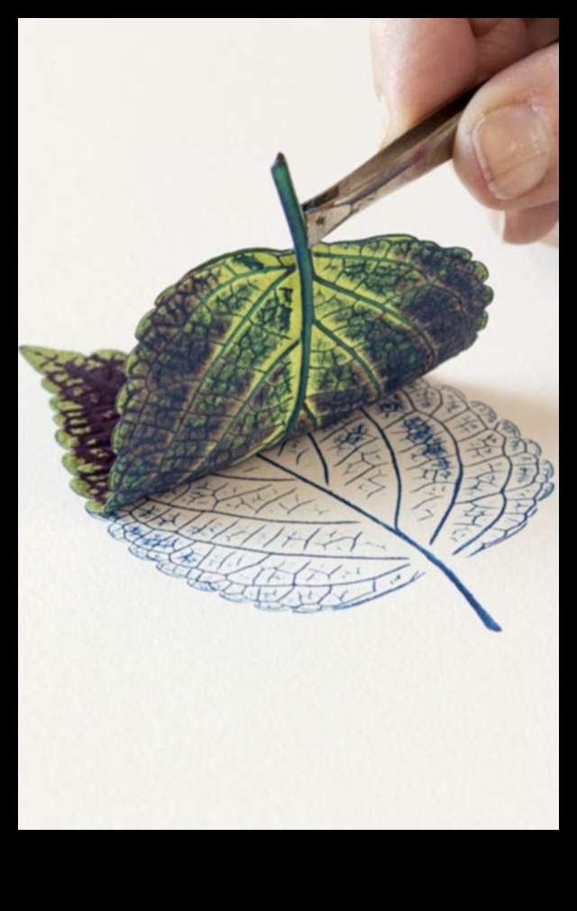 Papīra izgatavošana ar botāniskām izdrukām: dabas iedvesmotas mākslas radīšana