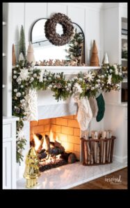 DIY Ziemassvētku kamīns: mājīga svētku pavarda izveide