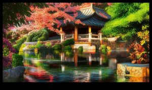 Dārza simfonija: aptveriet mieru ar mākslinieciskiem elementiem