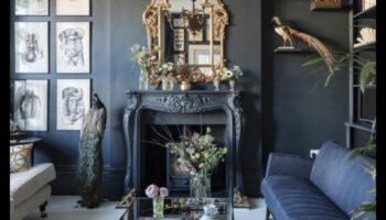 Gotikas stila mājas dekoru iedvesmas