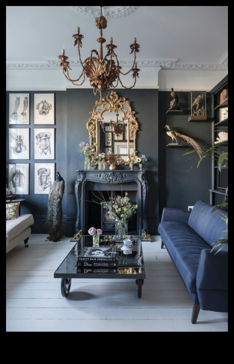 Gotikas stila mājas dekoru iedvesmas