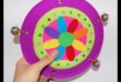 Izveicīgas bērnu papīra šķīvju tamburīnas: mūzikas instrumentu izveide