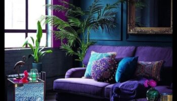 Kā izveidot harmonisku krāsu saplūšanu interjera dekorā?