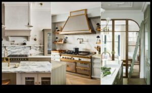 Kādi ir daži radoši veidi, kā izmantot marmoru virtuves dizainā, lai iegūtu elegantu pieskārienu?