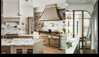 Kādi ir daži radoši veidi, kā izmantot marmoru virtuves dizainā, lai iegūtu elegantu pieskārienu?