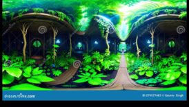 Radiant Retreat: ienirstiet dārza mākslas pasaulē