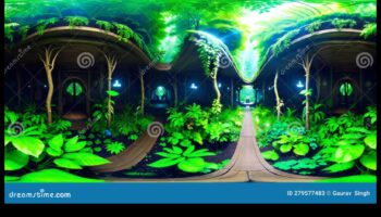 Radiant Retreat: ienirstiet dārza mākslas pasaulē