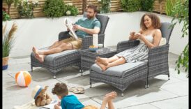 Rotangpalmas dzīvojamā istaba Eleganta un ērta ārtelpas atstarpe 1 Kā izveidot stilīgu āra atpūtas telpu ar rotangpalmas mēbelēm, izmantojot dekoru idejas?