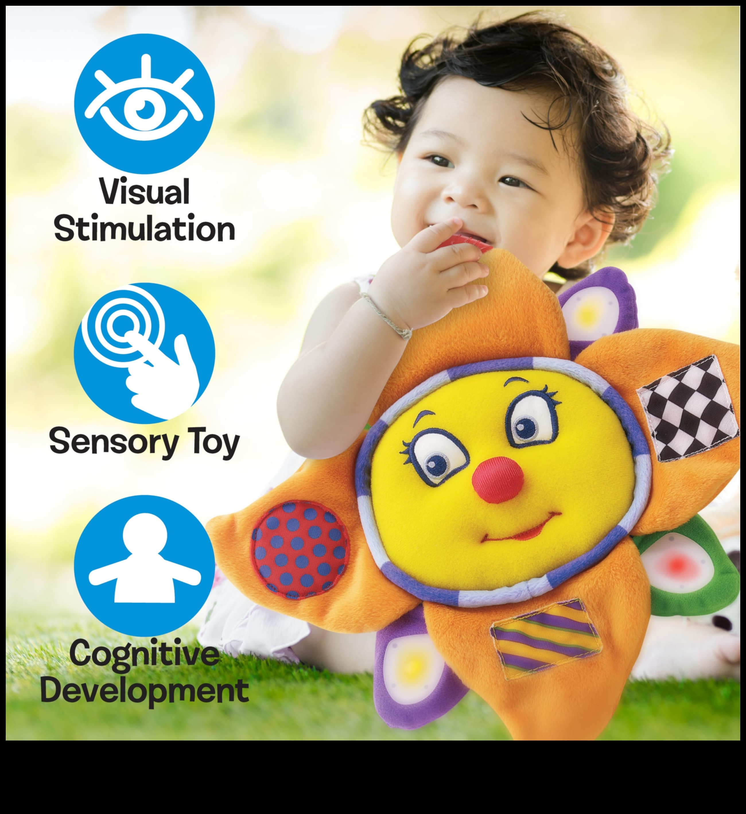 Sensorā simfonija: iesaistiet mazuļa jutekļus ar rotaļlietām