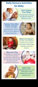 Sensoriskais krāšņums: uzlabojiet mazuļa pieredzi, izmantojot aktivitātes