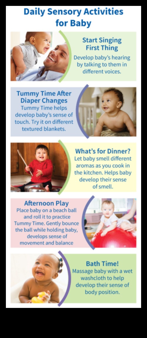 Sensoriskais krāšņums: uzlabojiet mazuļa pieredzi, izmantojot aktivitātes